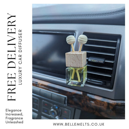 Luxury Car Fresheners: Hanging Diffuser & Vent Clip Diffuser