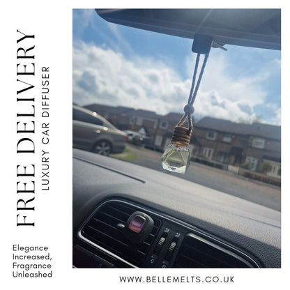 Luxury Car Fresheners: Hanging Diffuser & Vent Clip Diffuser